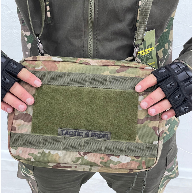 Подсумок под Планшет 8" - 9.2" Cordura / Сумка-чехол для гаджета с системой Molle мультикам 29х20х3,5 см - изображение 1