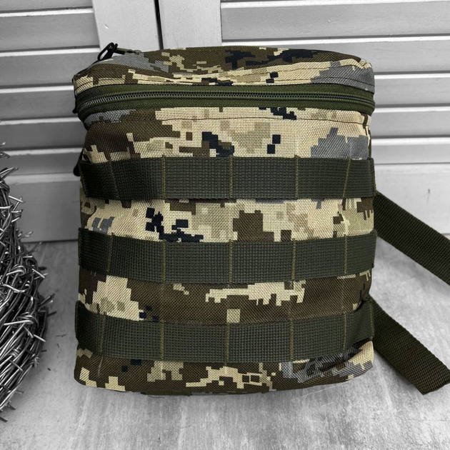 Утилитарный Результат с системой MOLLE / Сумка - Сухарка Cordura пиксель - изображение 1