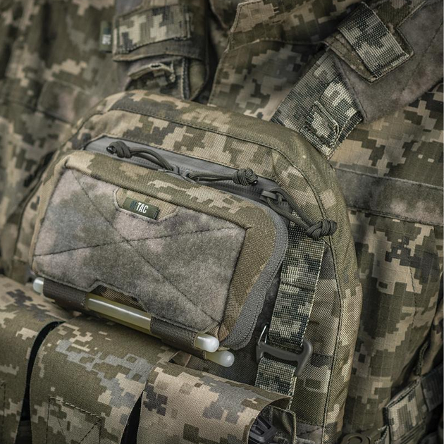 Підсумок M-Tac Cordura 1000D 18х10х3 см / Сумка з системою Molle піксель - зображення 2