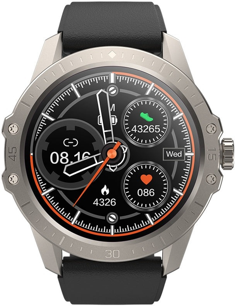 Smartwatch Kumi GW2 Srebrny (KU-GW2/SR) - obraz 2