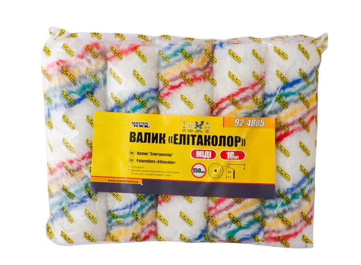 Валик малярський MASTERTOOL Elitacolor 30/150/11 мм Ø 6 мм 92-4805 - изображение 2