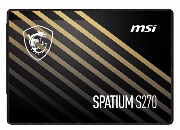 Накопитель SSD 120GB MSI Spatium S270 2.5" SATAIII 3D TLC (S78-4406NP0-P83) - изображение 1