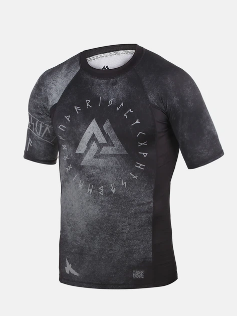 Рашгард Overpower Rashguard Short Sleeve Grey XL Колір Сірий (501369-800-XL) - зображення 3