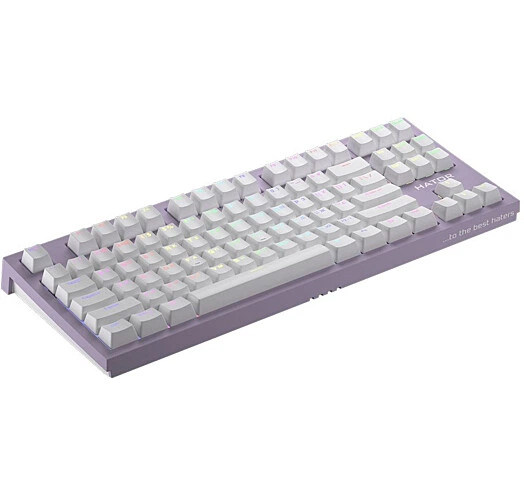 Клавиатура беcпроводная механическая Hator Skyfall TKL PRO Wireless ENG/UKR/RUS (HTK-669)Lilac - Фото 3 Клавиатура беcпроводная механическая Hator Skyfall TKL PRO Wireless ENG/UKR/RUS (HTK-669)Lilac - изображение 3