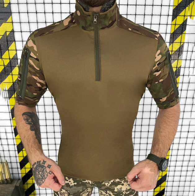 Мужской Убакс Could с короткими рукавами и карманами / Прочная уставная Рубашка мультикам размер XL - изображение 2