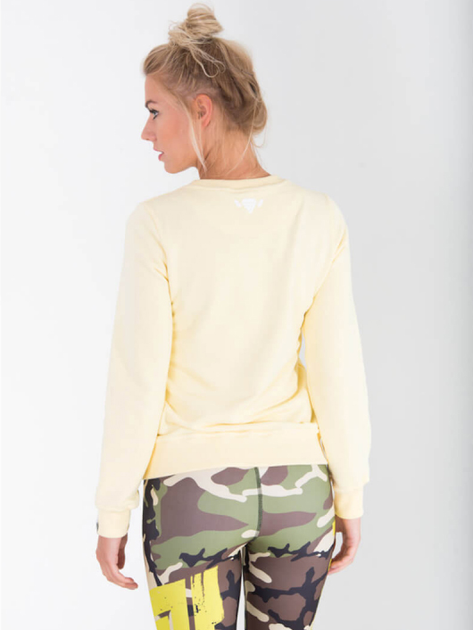 Bluza damska bez kaptura TREC WEAR Sweatshirt TGirl 06 M Żółta (5902114027988) - obraz 2
