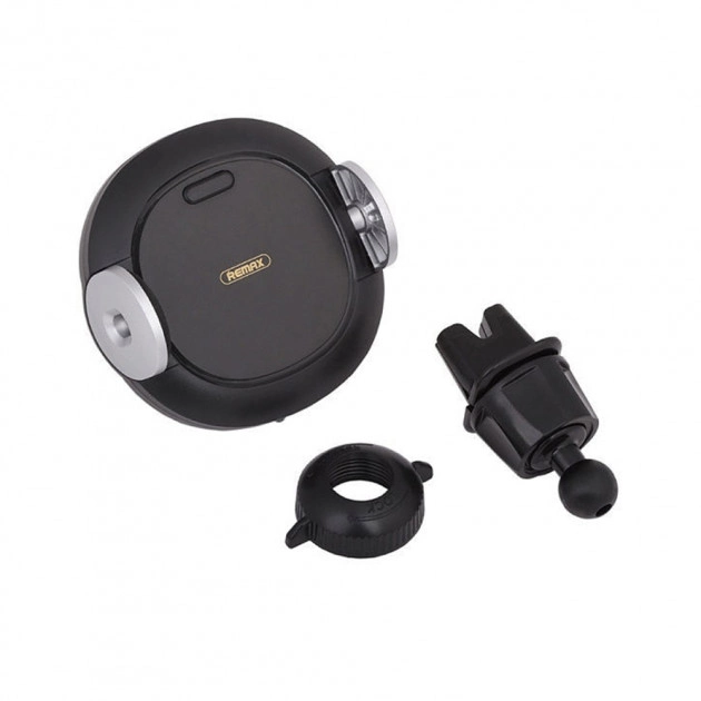 Автомобільний тримач з бездротовою зарядкою Remax RM-C42 Wireless Charger 10W чорний - изображение 2