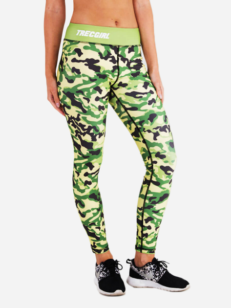 legginsy sportowe TREC WEAR Leggings TGirl 19 M Strong Camo (5902114028145) - obraz 1