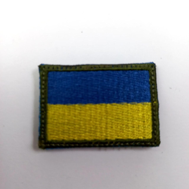 Шеврон на липучках Флаг Украины 6678 / Нашивка на одежду 3х4см - изображение 2