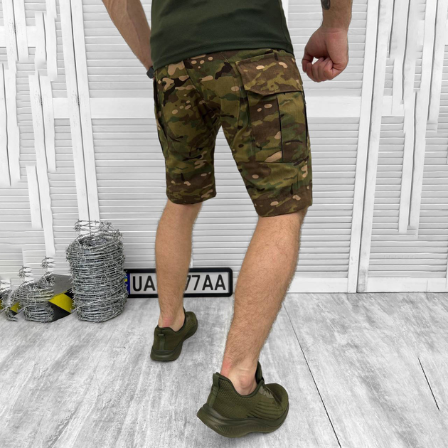 Мужские крепкие Шорты G3 с накладными карманами рип-стоп темный мультикам размер L - изображение 2