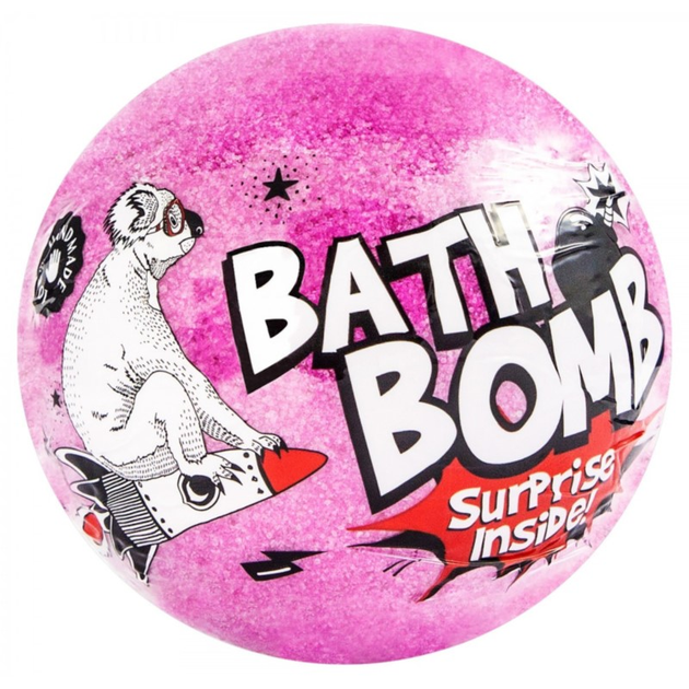 Бомбочка для ванни з сюрпризом LAQ рожева 120 г (5902730835004) - зображення 1