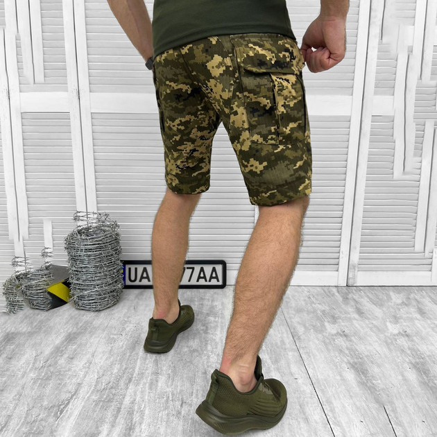 Мужские крепкие Шорты G3 с накладными карманами рип-стоп пиксель размер L - изображение 2