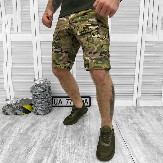 Мужские крепкие Шорты G3 с накладными карманами рип-стоп мультикам размер XL - изображение 1