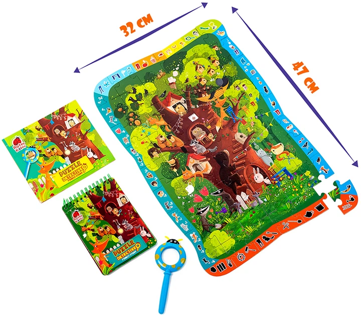 Puzzle-detektywi Roter Kafer Leśna historia 54 elementy RK1080-04 (5903858960913) - obraz 2