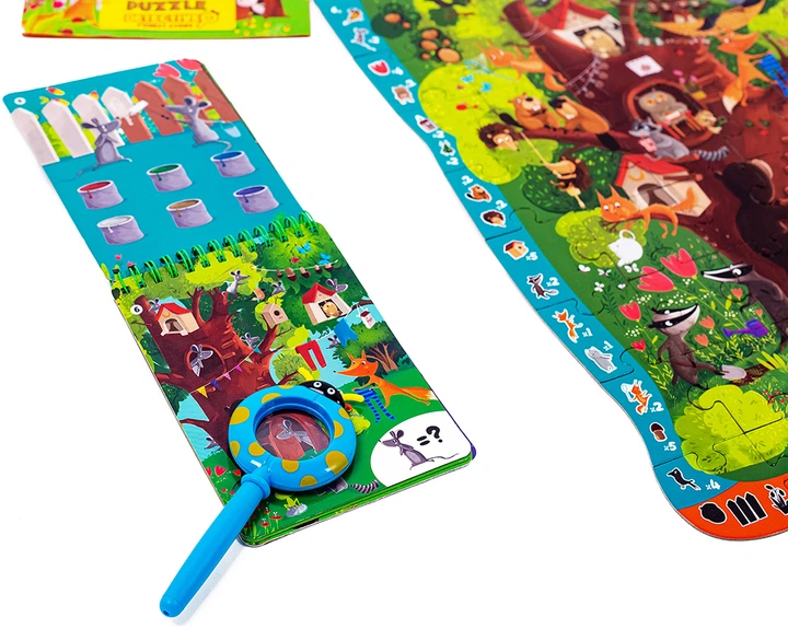 Puzzle-detektywi Roter Kafer Leśna historia 54 elementy RK1080-04 (5903858960913) - obraz 3