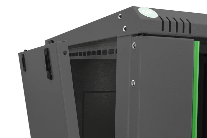 Szafa wisząca serwerowa Digitus Dynamic Basic 19'' 7U 600x450 RAL 9005 (DN-19 07-U-EC-SW) - obraz 6