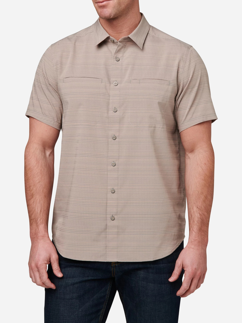 Рубашка тактическая 5.11 Tactical Ellis Short Sleeve Shirt 71207-020 2XL [020] Titan Grey (2000980612031) - изображение 1