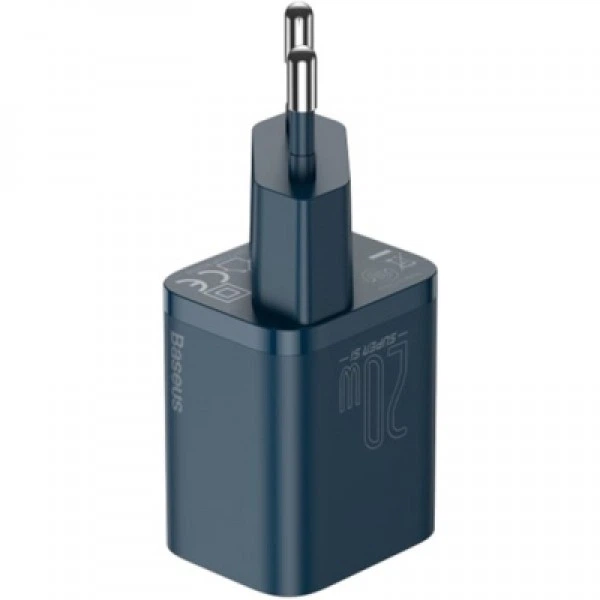 Зарядний пристрій Baseus Super Si 1C Blue (TZCCSUP-B03) - Фото 5 Зарядний пристрій Baseus Super Si 1C Blue (TZCCSUP-B03) - изображение 5