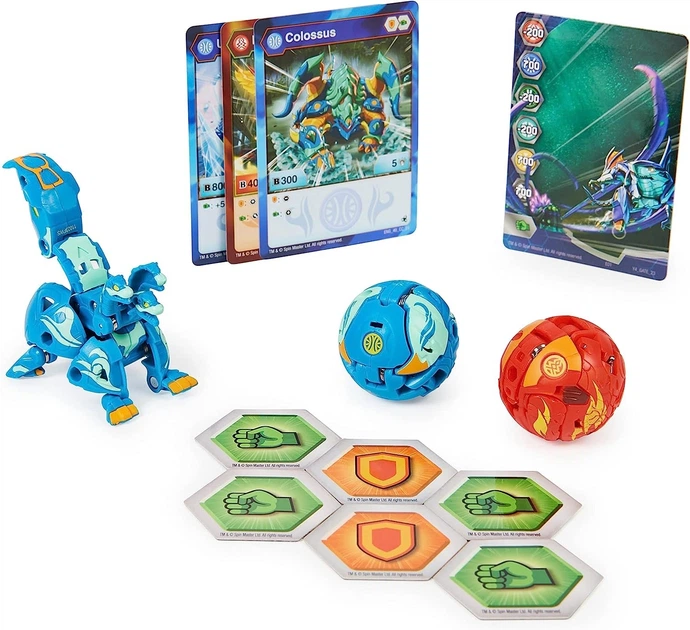 Игровой набор Spin Master Bakugan Evolutions Howlkor Ultra, Colossus, Pegatrix (6063601) - изображение 2