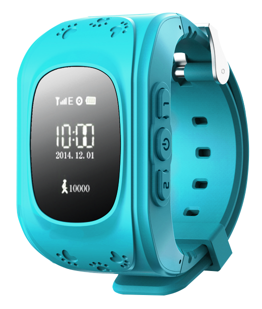 Дитячі телефон-годинник з GPS трекером Smart Baby Watch Q50 Blue - зображення 4