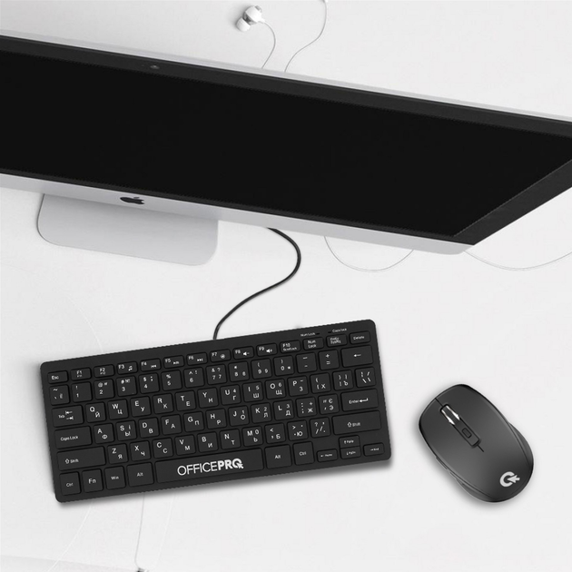 Клавіатура дротова OfficePro SK240 USB Black - зображення 8