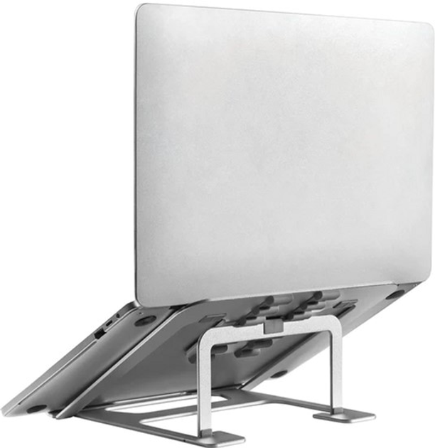 Podstawka pod laptopa Maclean ErgoOffice ER-416S 15" Srebro (ER-416S) - obraz 4