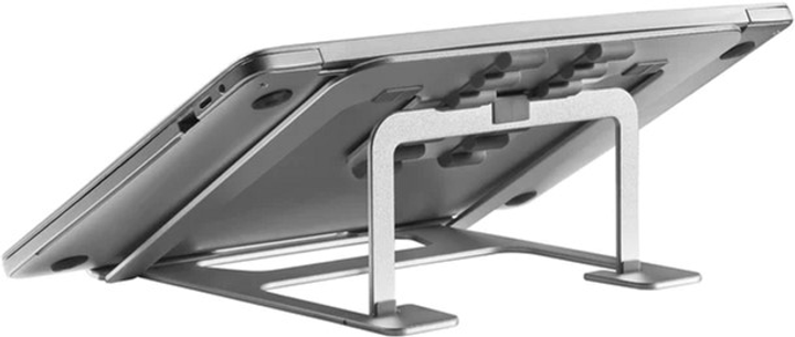 Podstawka pod laptopa Maclean ErgoOffice ER-416S 15" Srebro (ER-416S) - obraz 5