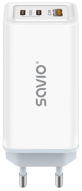 Ładowarka Savio LA-07 Quick Charge 65W Biała (SAVLA-07) - obraz 3