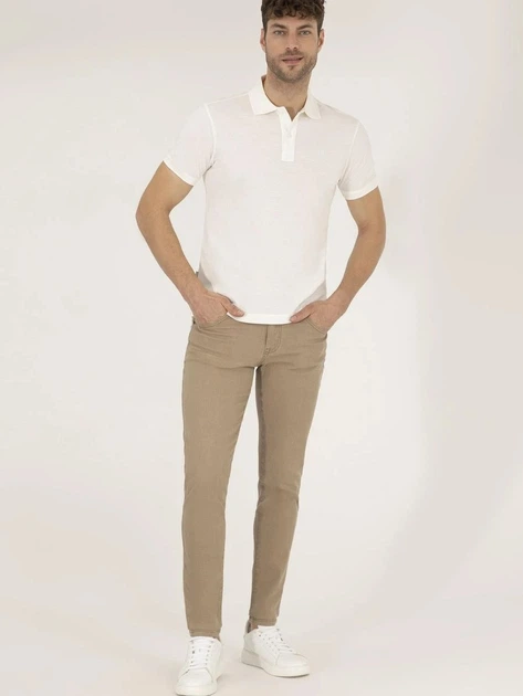 Поло длинное мужское Pierre Cardin G021SZ011-000-1567279 2XL Белое (8682734495196) - изображение 3