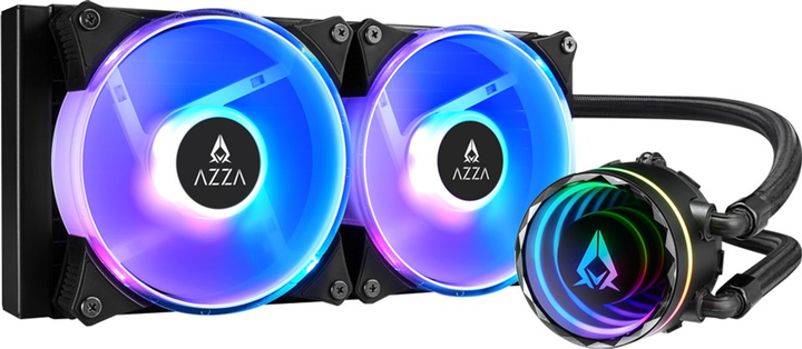Кулер для процессора S_MULTI LCAZ-240R-ARGB SP AZZA - изображение 1