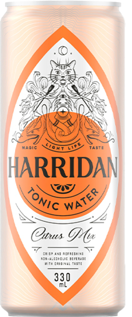 Упаковка напою безалкогольного сильногазованого Harridan Tonic Water Citrus Mix 0.33 л х 24 банок (48200027134101) - зображення 2