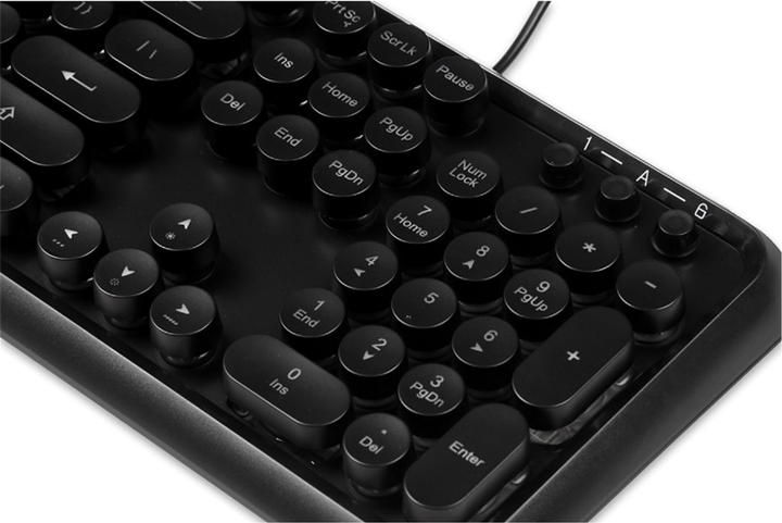 Клавіатура дротова iBOX Pulsar USB Black (IKS620) - зображення 3