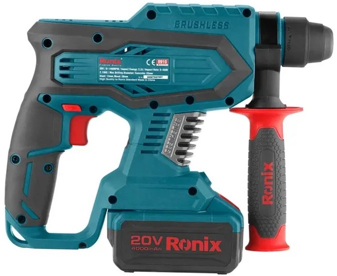 Перфоратор аккумуляторный Ronix 8910К 20В (6970206846556) - изображение 3