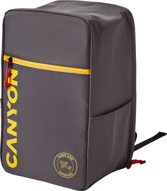 Рюкзак для ноутбука Canyon CSZ-2 для подорожей Gray-Brown (CNS-CSZ02GY01) - зображення 2