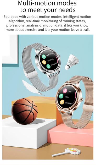 Smartwatch Kumi K3 Silver (KU-K3/SR) - obraz 7