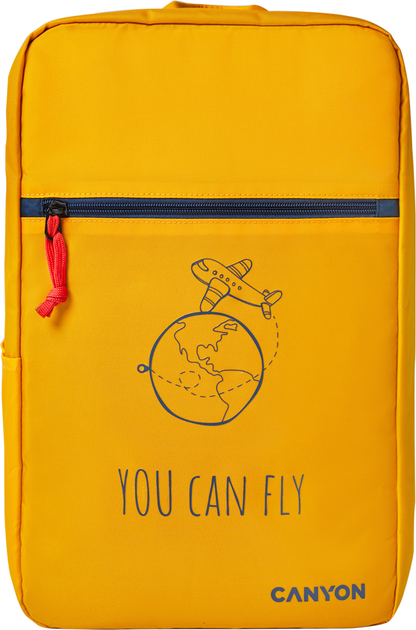 Plecak na laptopa Canyon CSZ-3 do podróżowania Żółty (CNS-CSZ03YW01) - obraz 1