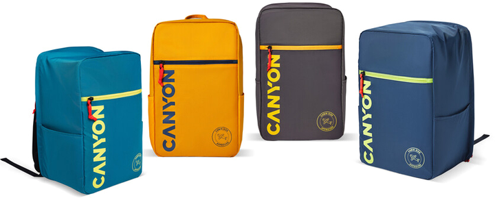 Рюкзак для ноутбука Canyon CSZ-2 для подорожей Yellow (CNS-CSZ02YW01) - зображення 14