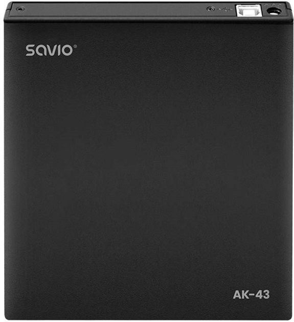 SAVIO DVD±R/RW USB 2.0 AK-43 Black (SAVAK-43) - зображення 1
