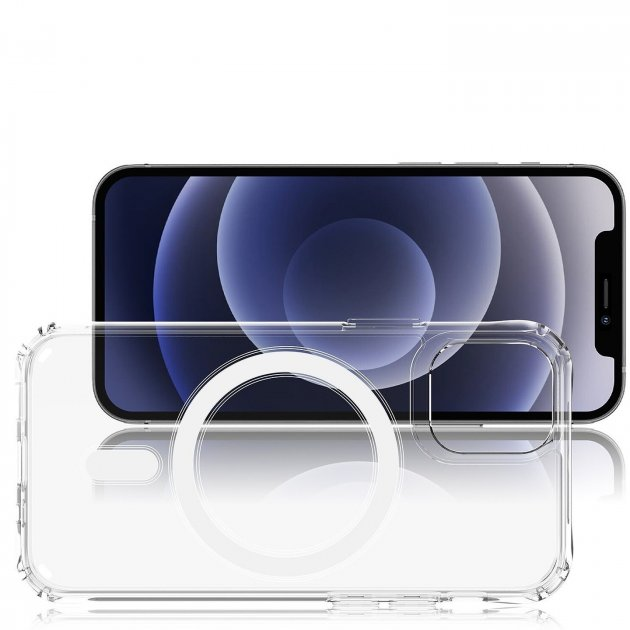 Прозрачный чехол Clear Case with MagSafe для iPhone 11 - изображение 3