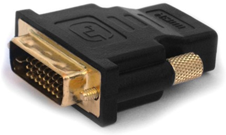 Адаптер Savio CL-21 HDMI (F) - DVI (M) 24+1 (SAVKABELCL-21) - зображення 1