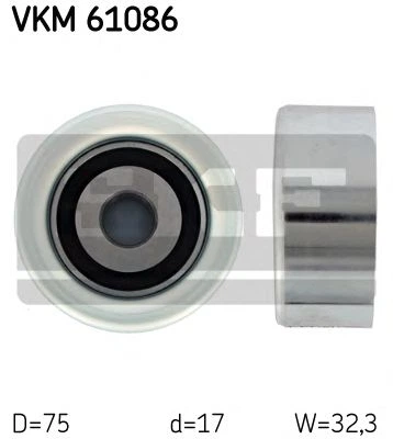 Обвідний ролик SKF (VKM61086) - Фото 1 Обвідний ролик SKF (VKM61086) - зображення 1