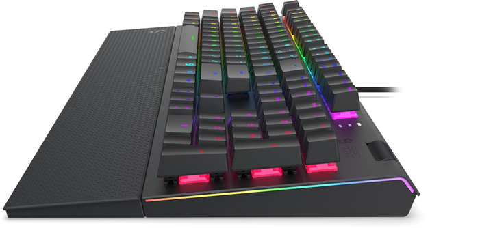 Клавіатура дротова SPC Gear GK650K Omnis RGB Kailh Blue USB Black (SPG115) - зображення 6