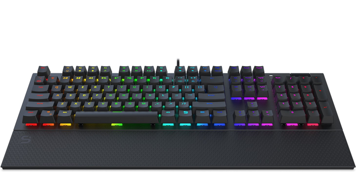 Клавіатура дротова SPC Gear GK650K Omnis RGB Kailh Blue USB Black (SPG115) - зображення 7