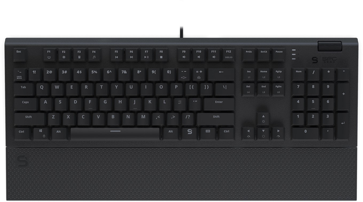 Клавіатура дротова SPC Gear GK650K Omnis RGB Kailh Blue USB Black (SPG115) - зображення 11