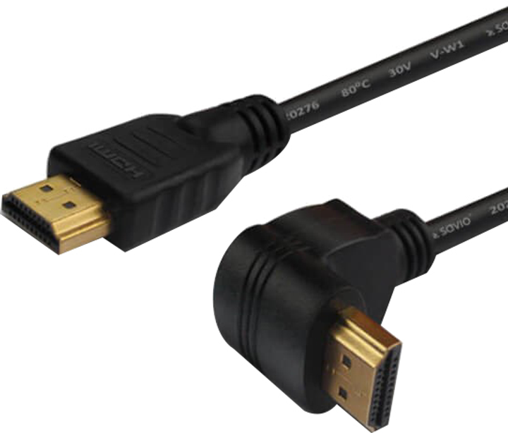 Kabel Savio CL-109 HDMI 3 m HDMI Type A (Standard) Czarny (SAVKABELCL-109) - obraz 1