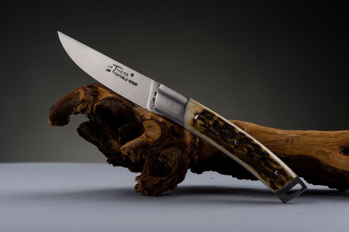 Нож карманный Fontenille Pataud, Le Thiers Pocket, ручка из рога оленя (T8BC) - изображение 1