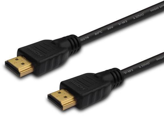 Kabel Savio CL-75 HDMI 20 m HDMI Type A (Standard) Czarny (SAVKABELCL-75) - obraz 2