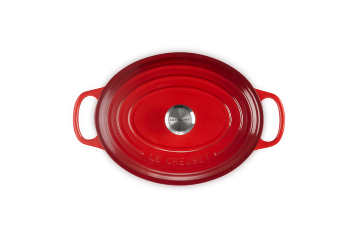 Кастрюля Le Creuset Signature 3,2 л овальная Cerise (21178250602430) - Фото 3 Кастрюля Le Creuset Signature 3,2 л овальная Cerise (21178250602430) - изображение 3