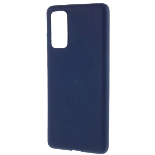 Силиконовый (TPU) чехол Deexe Matte Case для Samsung Galaxy S20 FE (G780) - Dark Blue - изображение 2
