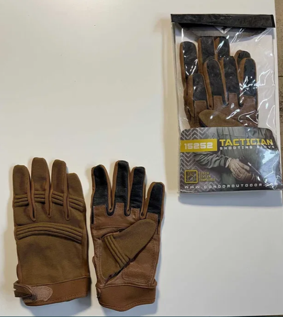 Перчатки стрелковые тактические CONDOR TACTICIAN SHOOTING GLOVES XXL - изображение 4